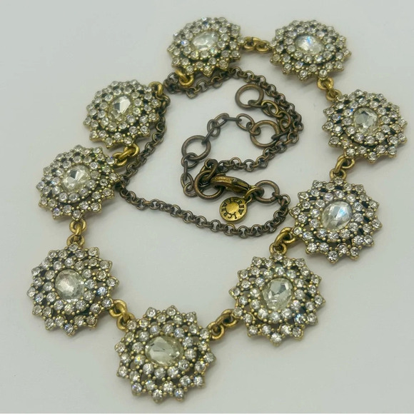 J. Crew Jeweled Disc Necklace - Picture 2 of 3
